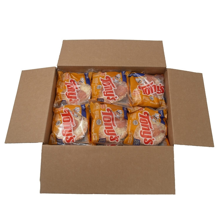 TONY'S PIZZA PEPPERONI ROUND 5 INCH INDIVIDUALLY WRAPPED FROZEN