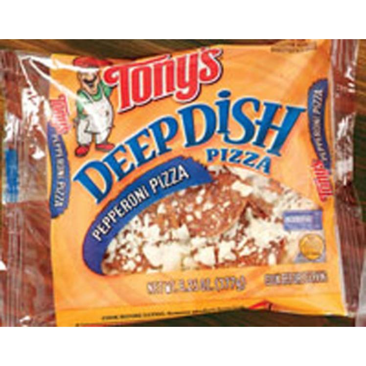 TONY'S PIZZA PEPPERONI ROUND 5 INCH INDIVIDUALLY WRAPPED FROZEN