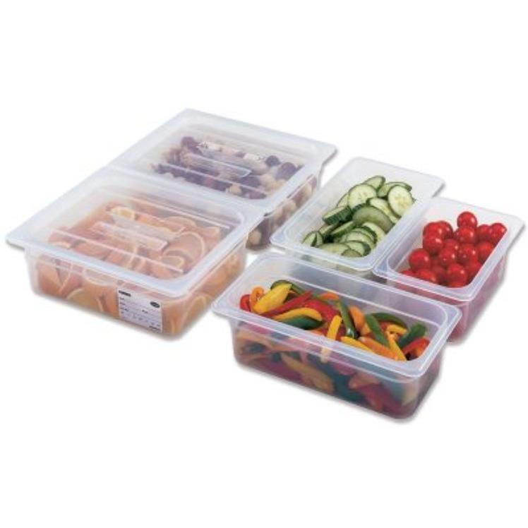 CAMBRO FOOD PAN FULL SIZE TRANSLUCENT 4 IN DEEP