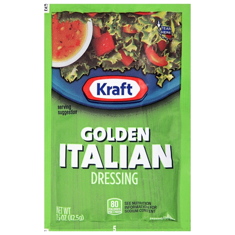 KRAFT DRESSING ITALIAN GOLDEN SINGLE SERVE PACKET