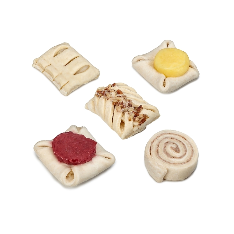 SCHULSTAD ROYAL DANISH PASTRY DOUGH DANISH ASSORTED MINI PRE-PREPARED