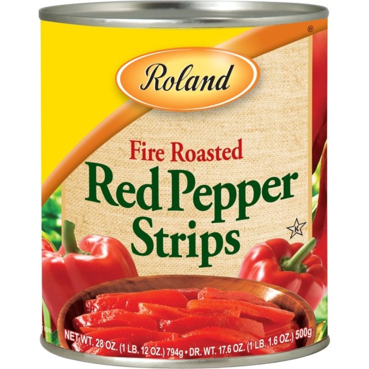 ROLAND STRIP ROASTED RED BELL PEPPER