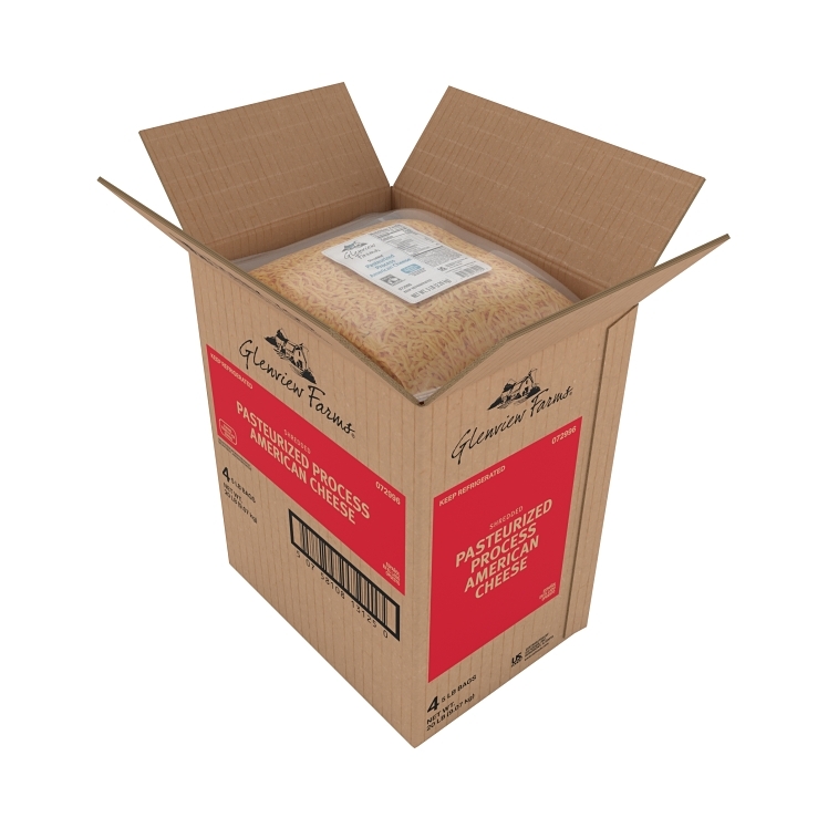 GLENVIEW FARMS PROCESSED AMERICAN CHEESE FEATHER SHRED