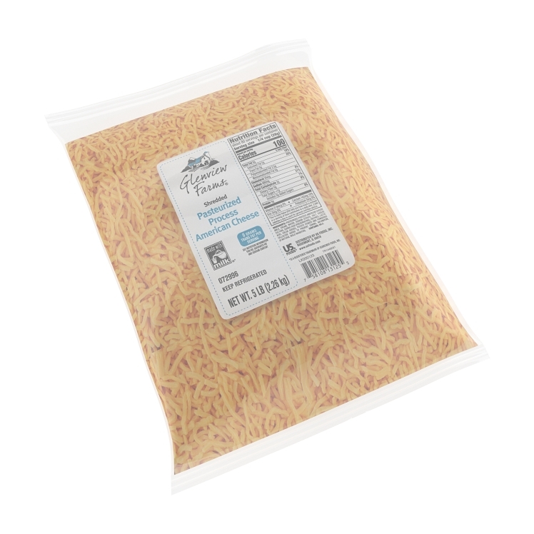GLENVIEW FARMS PROCESSED AMERICAN CHEESE FEATHER SHRED
