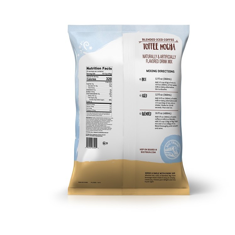 BIG TRAIN SMOOTHIE MIX HEATH MOCHA