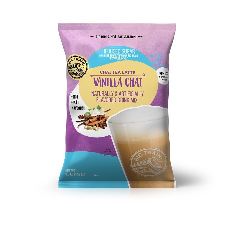 BIG TRAIN SMOOTHIE MIX VANILLA CHAI NO SUGAR ADDED