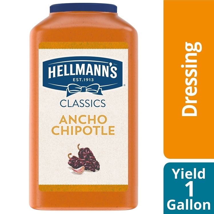 HELLMANN'S ANCHO CHIPOTLE SAUCE DRESSING CONDIMENT