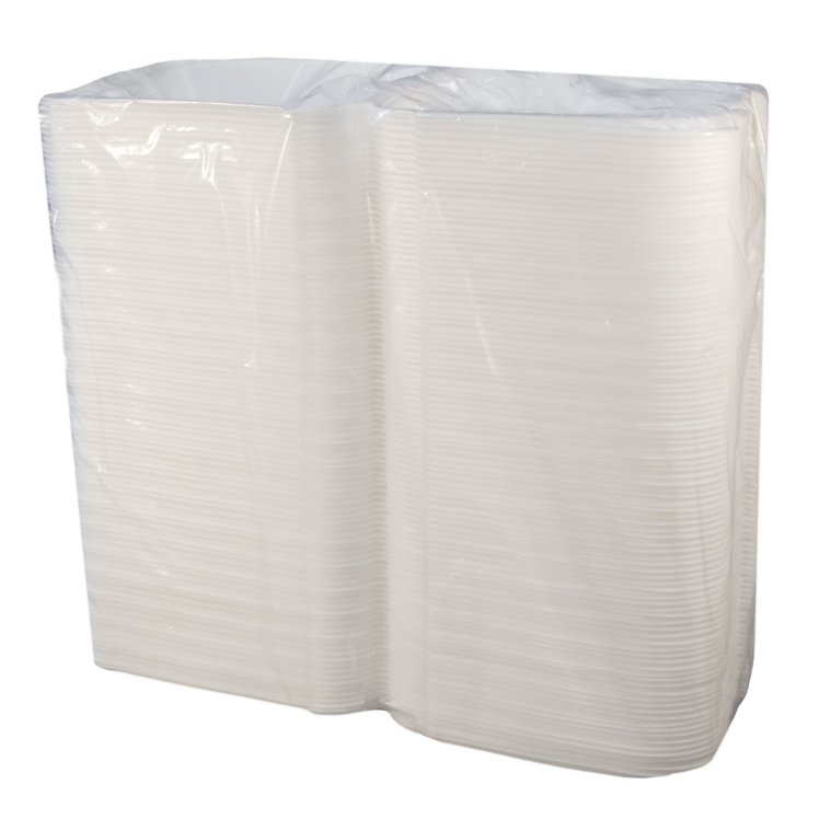 GENPAK LARGE 9X9 INCH FOAM CONTAINER 1 COMPARTMENT