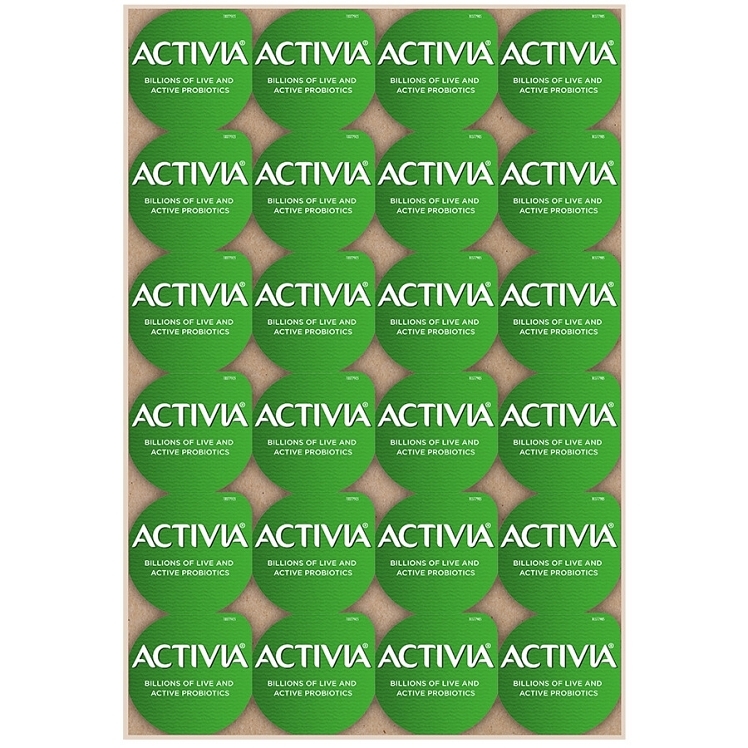 DANNON ACTIVIA YOGURT ASSORTED STRAWBERRY & PEACH