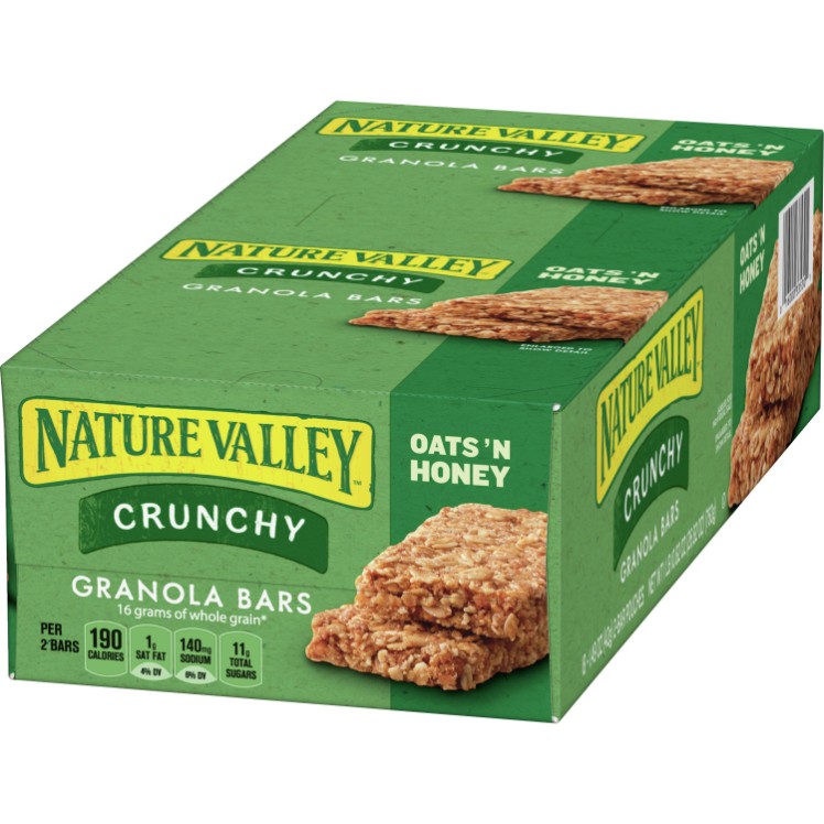 NATURE VALLEY SNACK BAR OAT 'N HONEY GRANOLA
