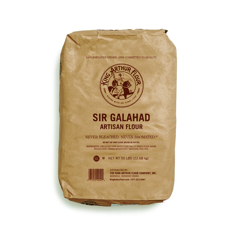 SIR GALAHAD ALL-PURPOSE UNBLEACHED WHEAT FLOUR 50 LB