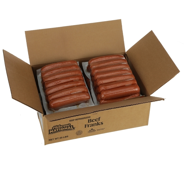 HEBREW NATIONAL KOSHER SKINLESS HOT DOG 6 INCH 4/1