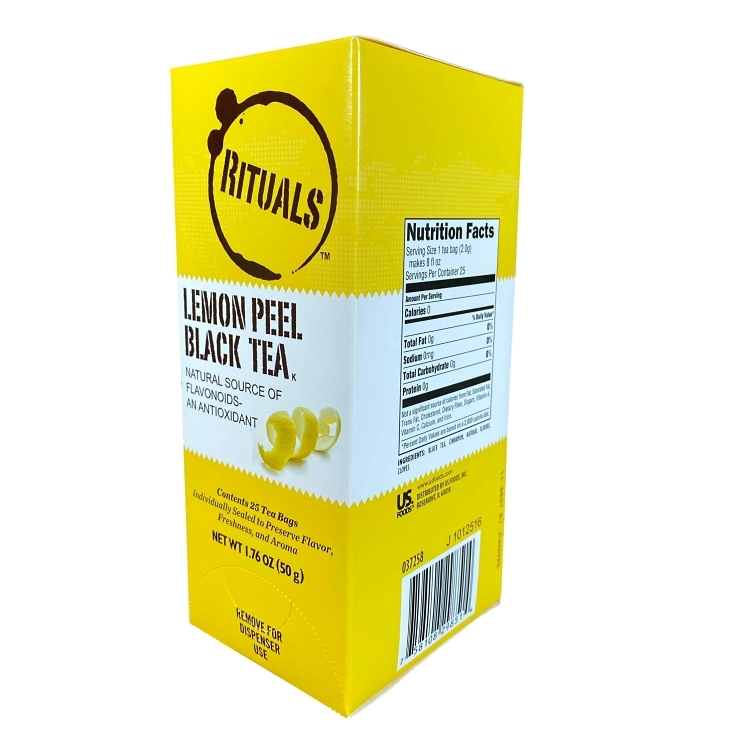 RITUALS TEA BAG HOT BLACK LEMON PEEL