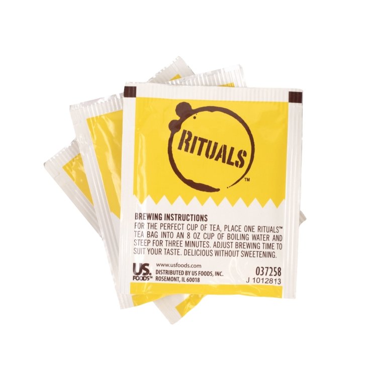 RITUALS TEA BAG HOT BLACK LEMON PEEL