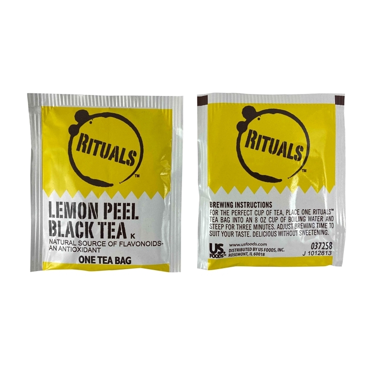 RITUALS TEA BAG HOT BLACK LEMON PEEL