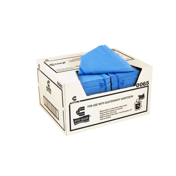 WIPE, AP RAYON 13X21 BLU QTRNY