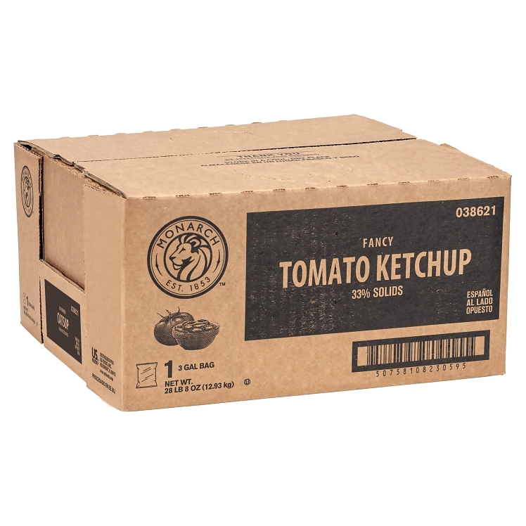 MONARCH-D KETCHUP TOMATO FANCY 33% BAG IN BOX