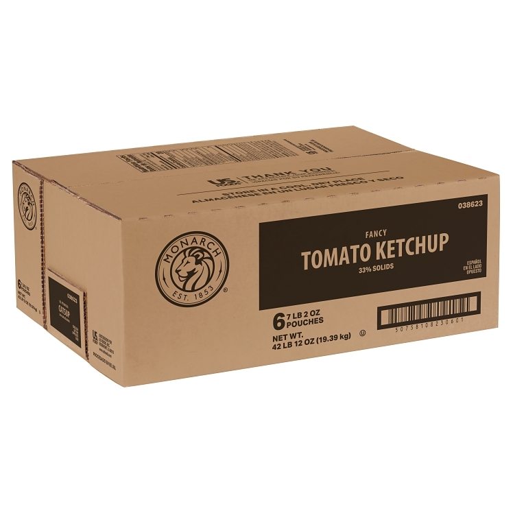 MONARCH TOMATO FANCY KETCHUP 33% SINGLE SERVE POUCH