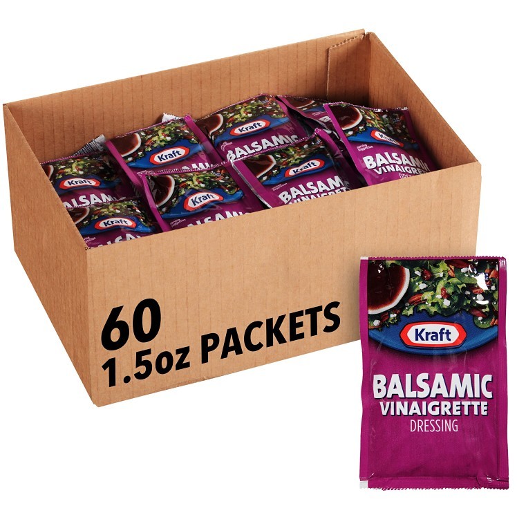 KRAFT SIGNATURE BALSAMIC VINAIGRETTE DRESSING PACKETS
