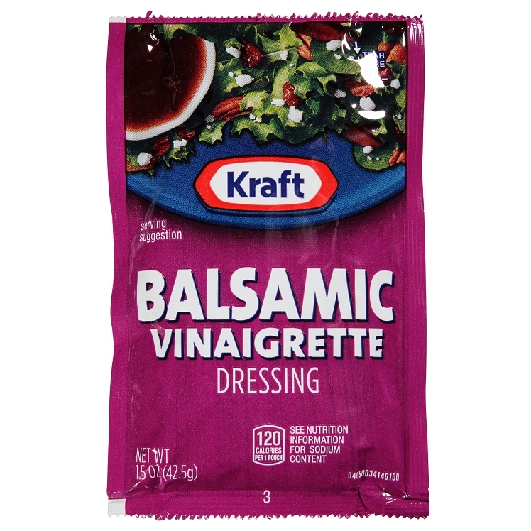 KRAFT SIGNATURE BALSAMIC VINAIGRETTE DRESSING PACKETS