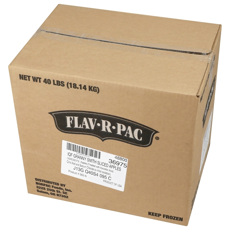 FLAV-R-PAC GRANNY SMITH APPLE SLICES FROZEN