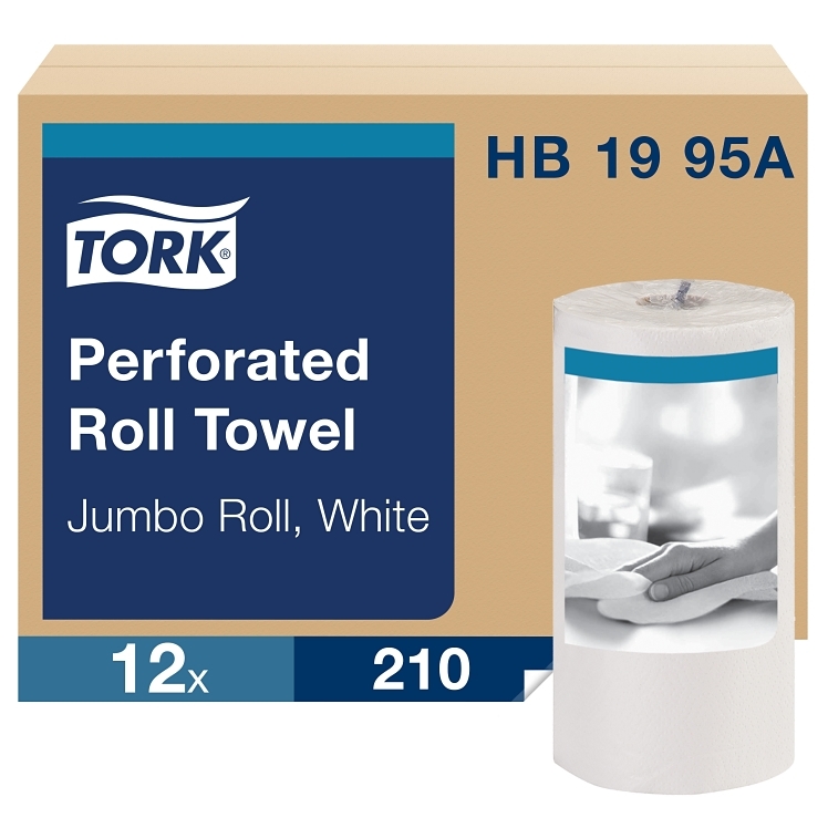 TORK PAPER TOWEL ROLL WHITE 9 X 11 INCH 210 SHEETS