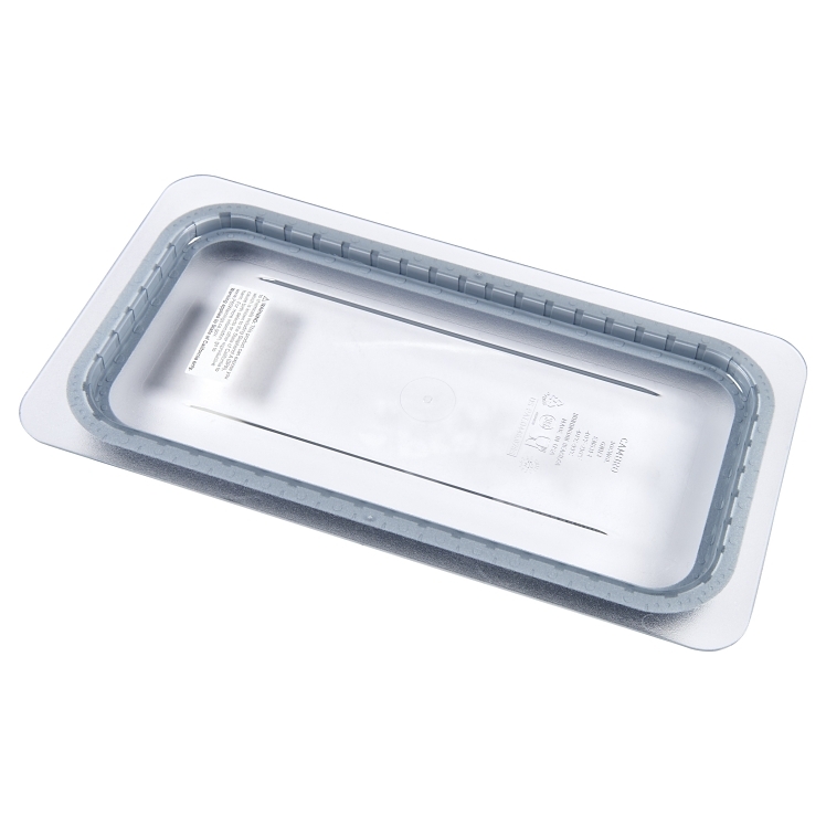 CAMBRO COVER, FOOD PAN 1/3 SIZE PLASTIC CLEAR GRIP LID