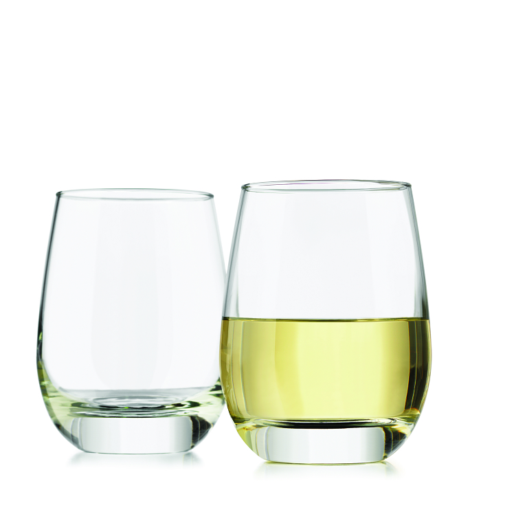 LIBBEY GLASS STEMLESS WINE 17 OUNCE