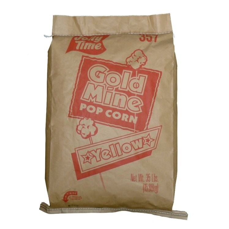 POPCORN, RAW YLW BAG