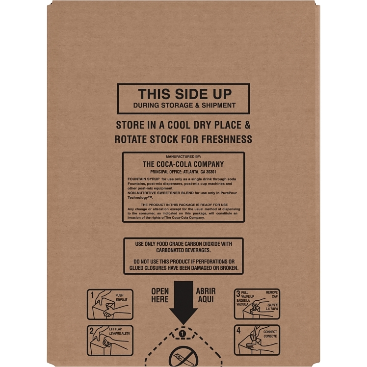 COCA-COLA ZERO SUGAR BAG IN A BOX