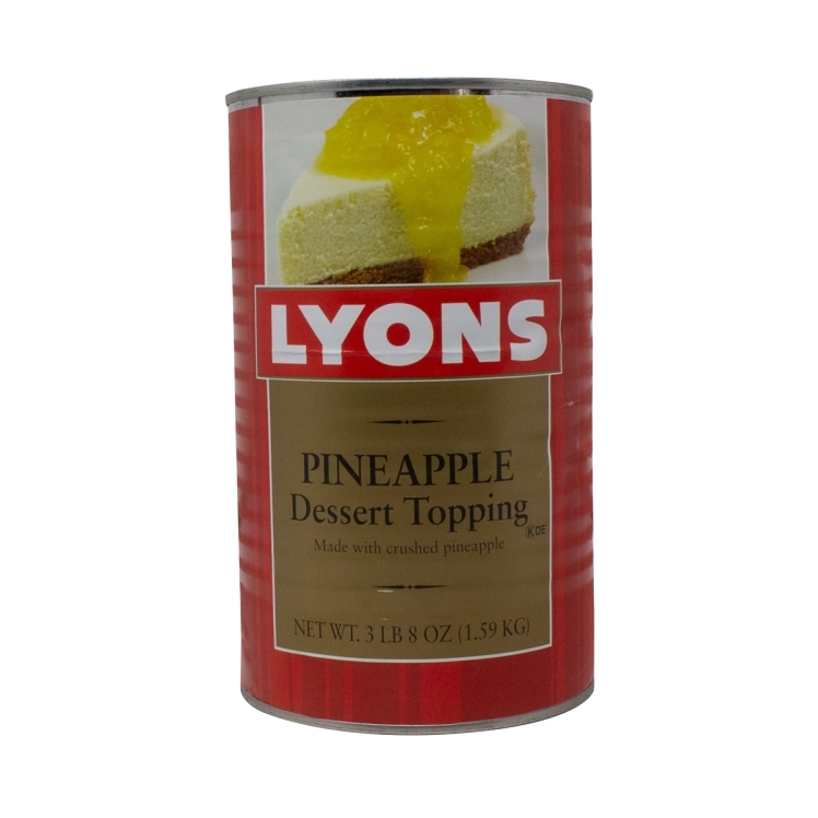 LYONS DESSERT TOPPING PINEAPPLE