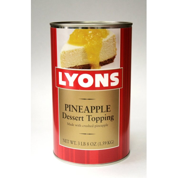 LYONS DESSERT TOPPING PINEAPPLE