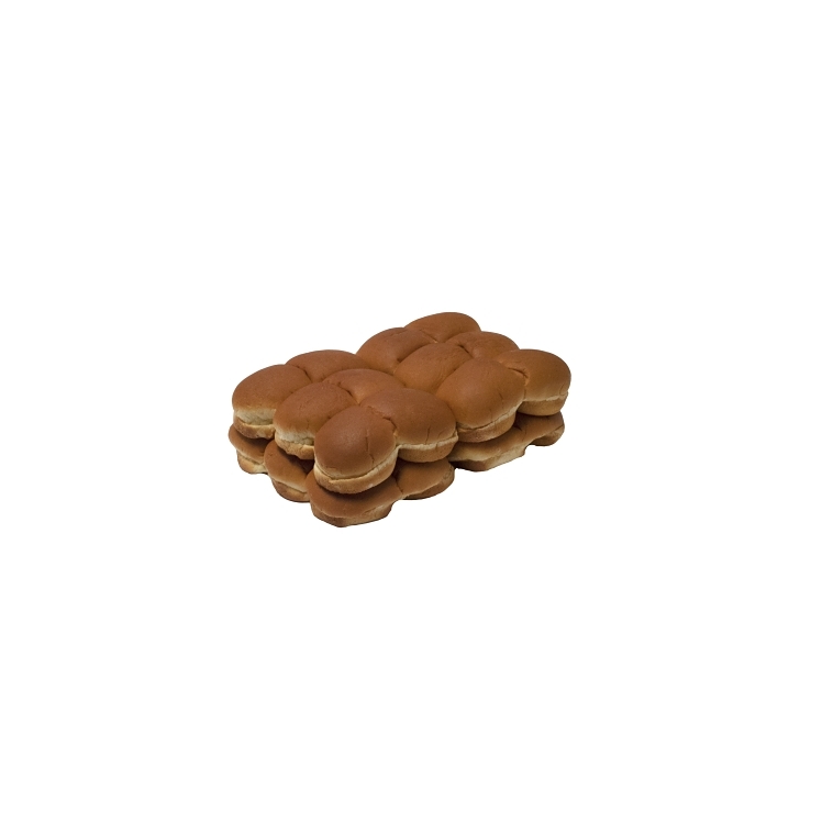 ALPHA YELLOW HAMBURGER BUN 3 INCHES FROZEN SLICED