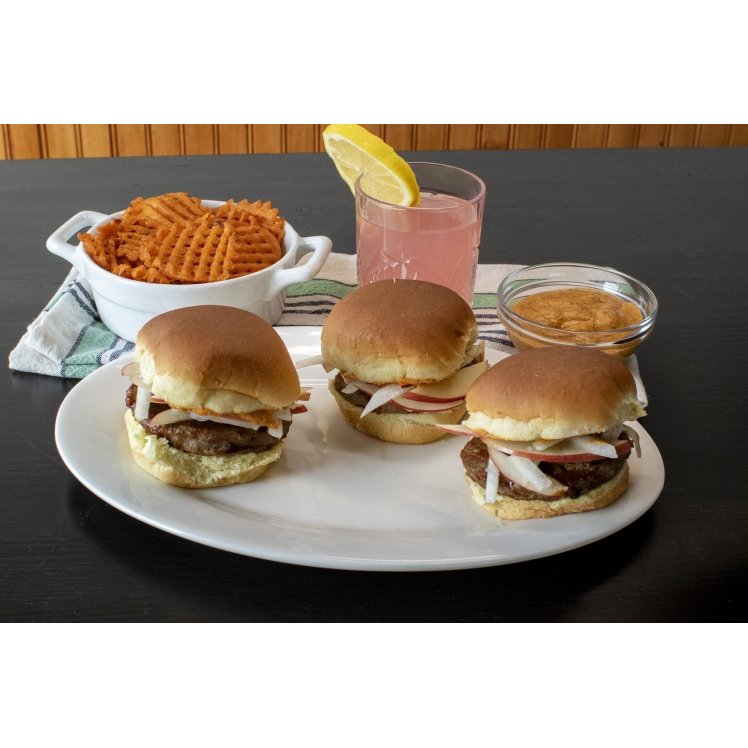 ALPHA YELLOW HAMBURGER BUN 3 INCHES FROZEN SLICED
