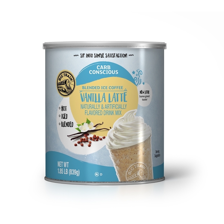 BIG TRAIN SMOOTHIE MIX LOW CARB VANILLA LATTE