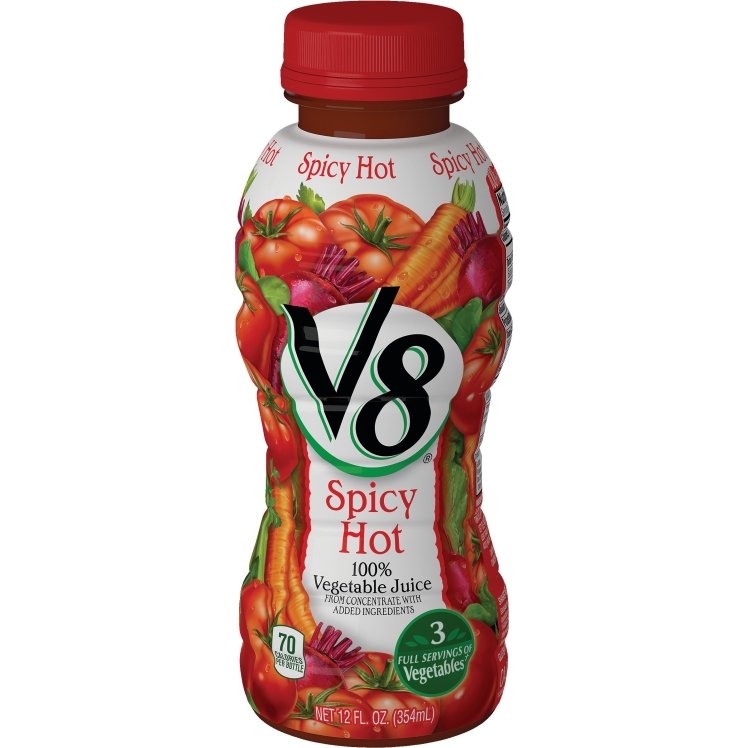 V8 SPICY VEGETABLE JUICE