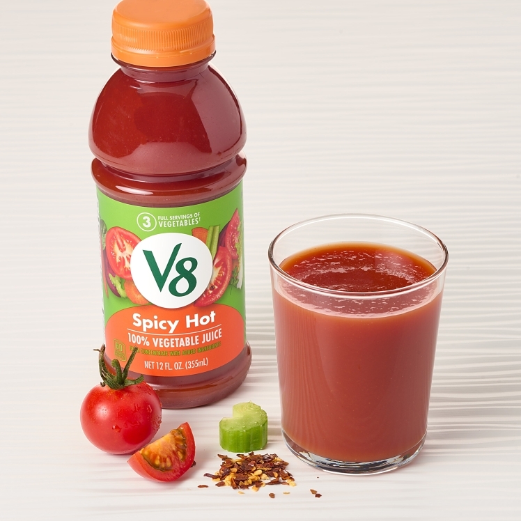 V8 SPICY VEGETABLE JUICE