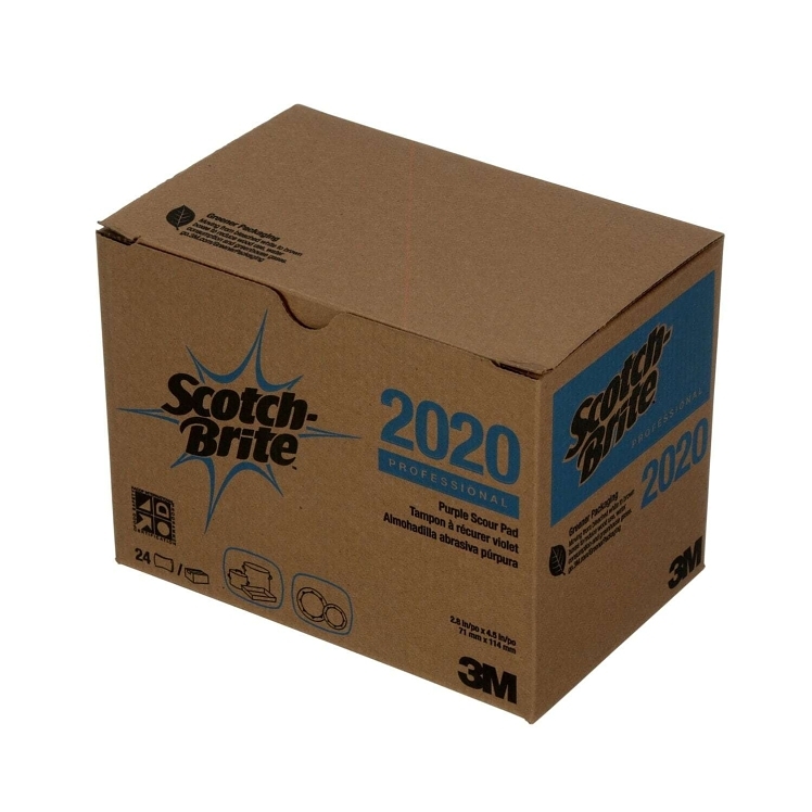 SCRUBBER, 4.5X2.8 PRPL HD PAD