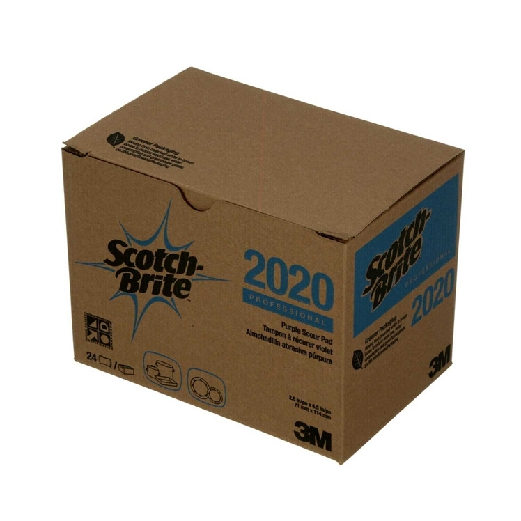 SCRUBBER, 4.5X2.8 PRPL HD PAD
