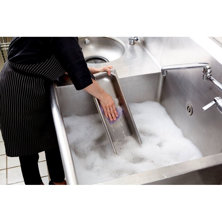 SCRUBBER, 4.5X2.8 PRPL HD PAD