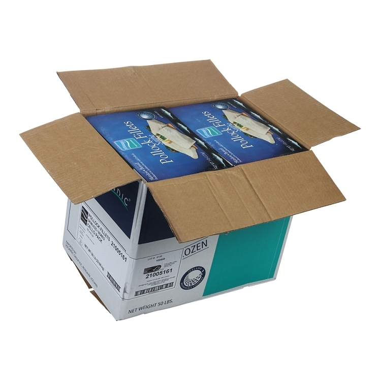 ICELANDIC POLLOCK FILLET SKINLESS CELLO WRAPPED