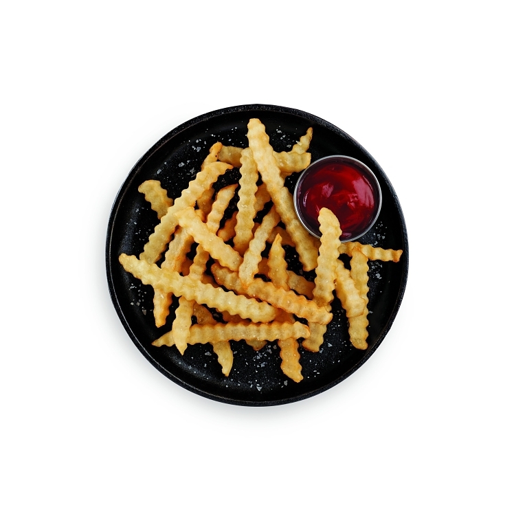 GOLDEN FRY 3/8 CRINKLE CUT FRENCH FRIES FROZEN 6/5LB