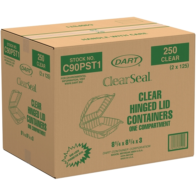 CONTAINER, PLST 8X8 1 CMPT