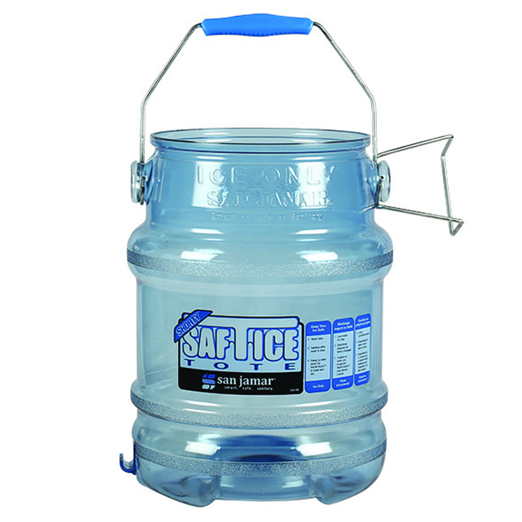 SAN JAMAR CARRIER ICE TOTE 5 GALLON PLASTIC