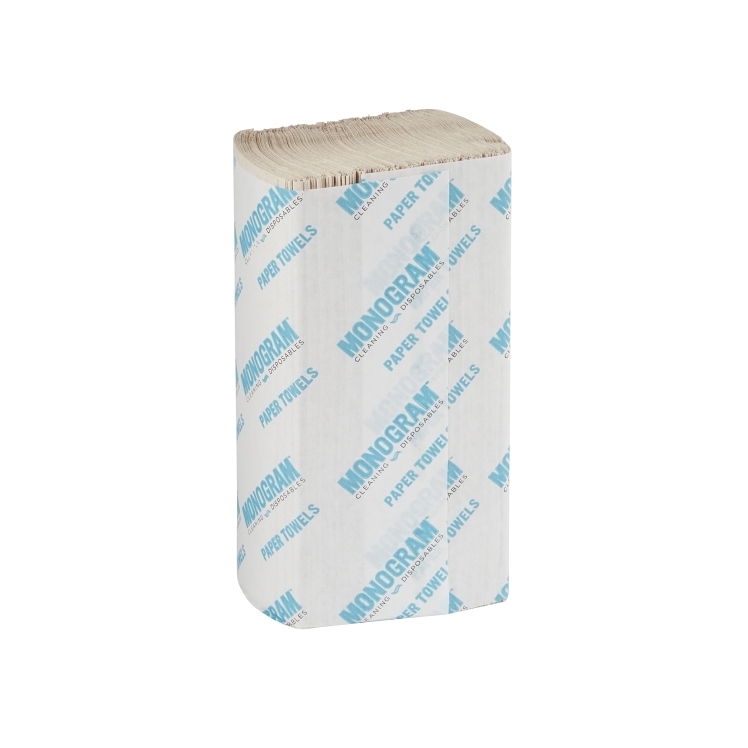 MONOGRAM TOWEL PAPER 9.13X9.38 MULTIFOLD WHITE