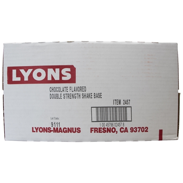 LYONS MAGNUS DOUBLE STRENGTH SHAKE BASE CHOCOLATE