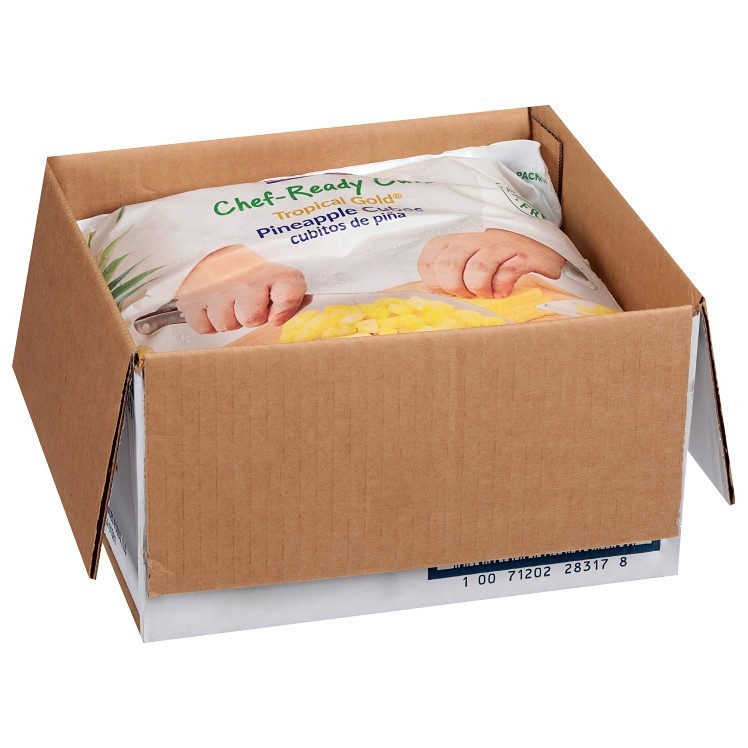 DOLE PACKAGED PINEAPPLE CUBES FROZEN