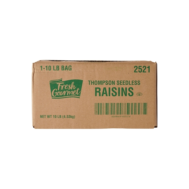 FRESH GOURMET KOSHER THOMPSON SEEDLESS RAISIN BOX