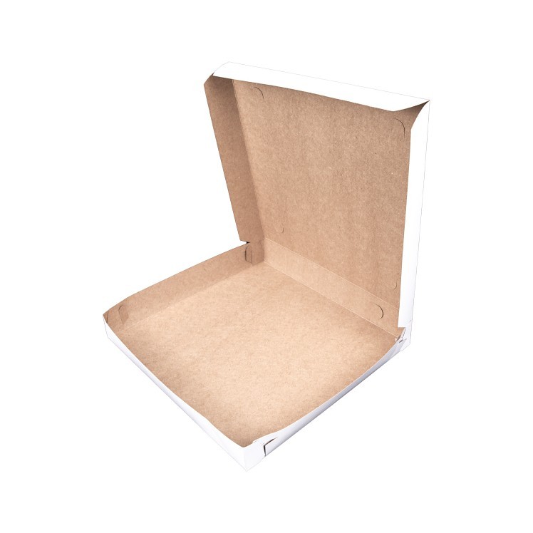 SOUTHERN CHAMPION TRAY PIZZA BOX WHITE L/C 10 X 10 X 1.5 INCH