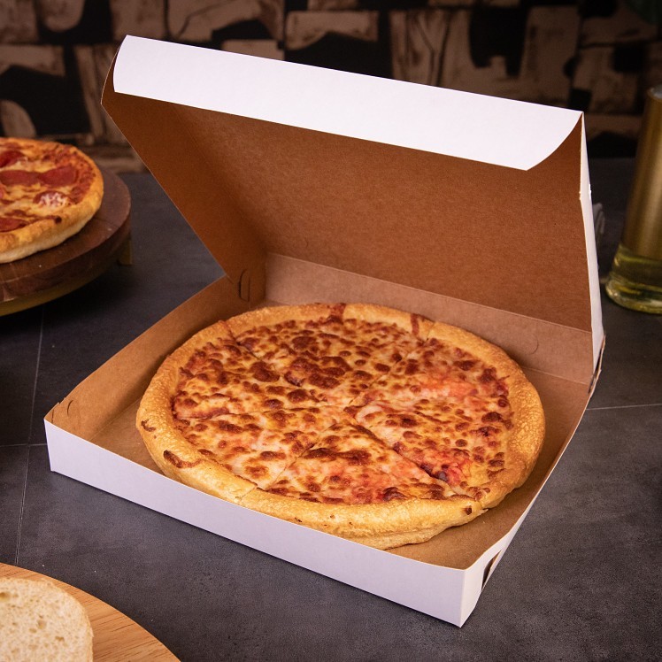 SOUTHERN CHAMPION TRAY PIZZA BOX WHITE L/C 10 X 10 X 1.5 INCH